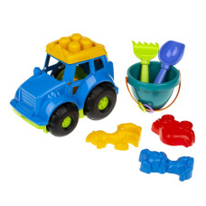 Пісочний набір Трактор "Коник"№3 Colorplast 0220  Синій Colorplast
