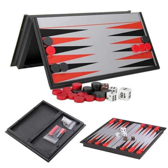Нарди магнітні Magnetic Folding Backgammon 3820UB (RL-KBK) UB
