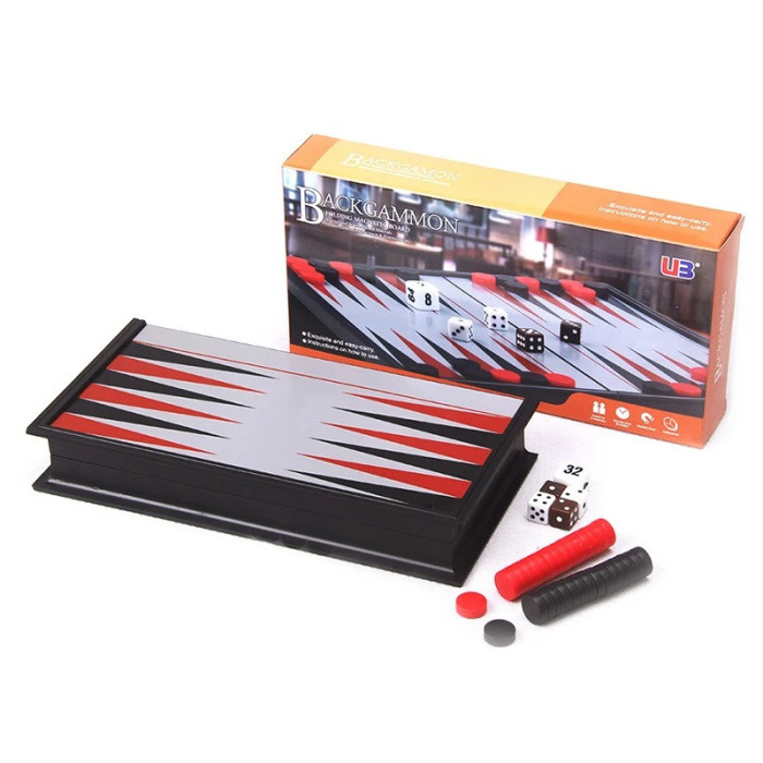 Нарди магнітні Magnetic Folding Backgammon 3820UB (RL-KBK) UB