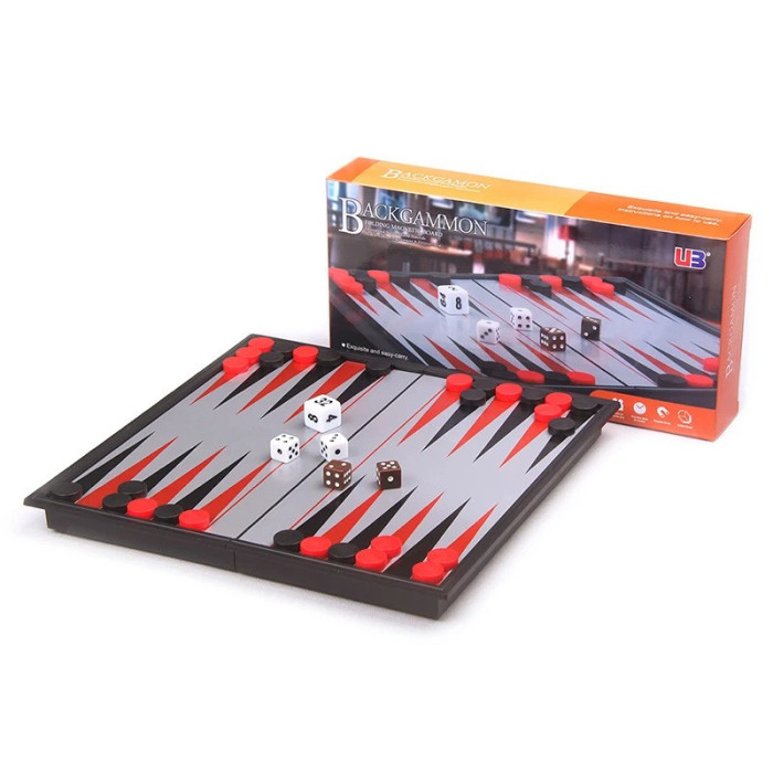 Нарди магнітні Magnetic Folding Backgammon 3820UB (RL-KBK) UB