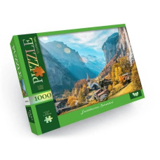 Пазл "Lauterbrunnen, Switzerland" Danko Toys C1000-12-07, 1000 ел. Danko Toys