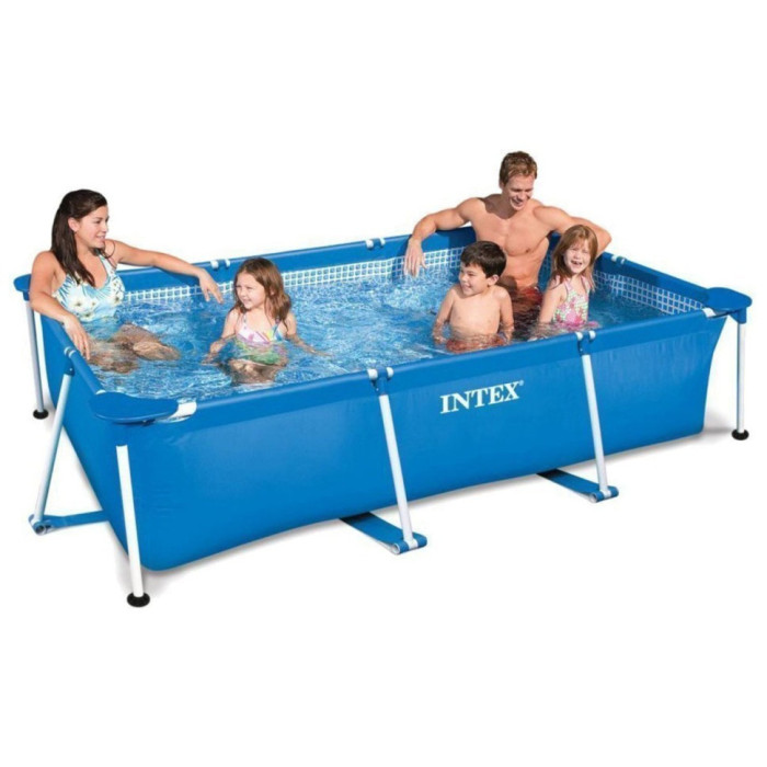 Басейн каркасний 28271 басейн, каркасний, прямокутний, 260-160-65 см Intex