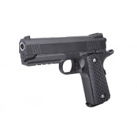 Страйкбольний пістолет "Colt 1911 Rail" Galaxy G25 метал чорний Galaxy
