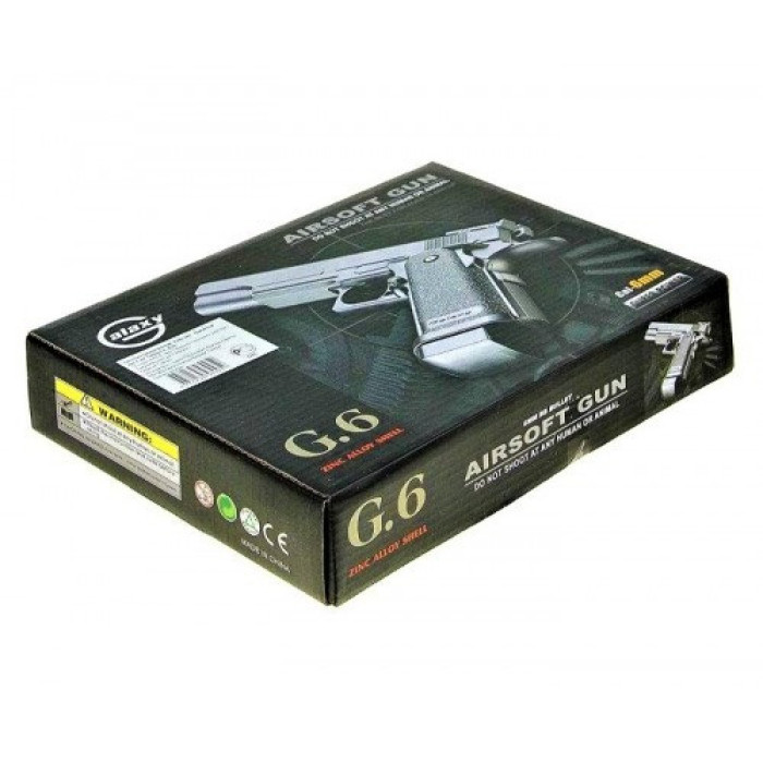 Страйкбольний пістолет "Colt M1911 Hi-Capa" Galaxy G6 метал Galaxy