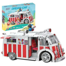 Конструктор XINGBAO XB-08004 MOC Фургон із морозивом, 1000 елемента XINGBAO