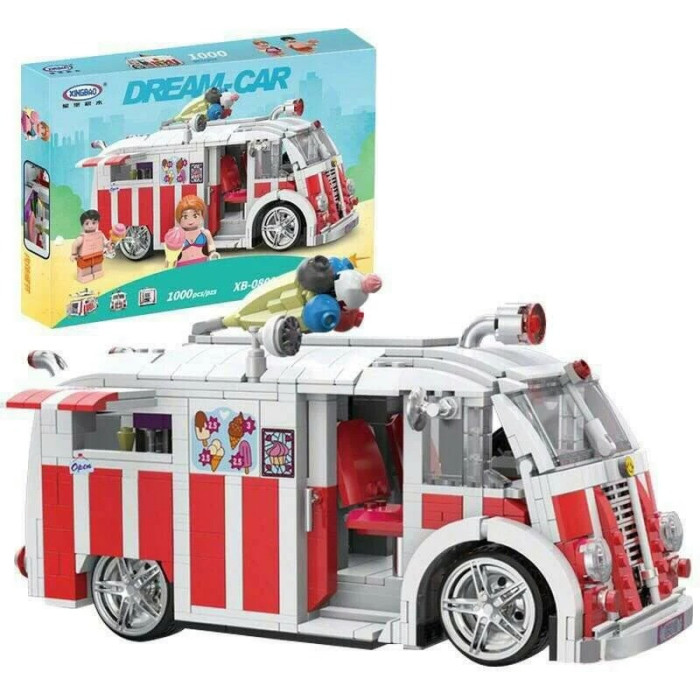 Конструктор XINGBAO XB-08004 MOC Фургон із морозивом, 1000 елемента XINGBAO