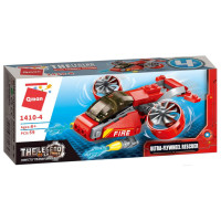 Конструктор Qman 1410-1-8 Пожежна техніка, 79 дет  Ultra-Flywheel Rescuer Qman