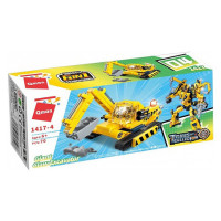 Дитячий Конструктор Qman 1417-1-6 будтехніка, 79 дет  Giant Claw Excavator Qman
