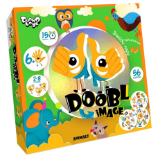 Розважальна настільна гра "Doobl Image" DBI-01-01U укр. мовою  Тварини Danko Toys