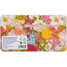 Олівець 12 кольорів CRМ555-12 Metal elastico "С"Квіти COLOR-IT