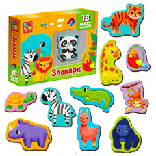 Набір магнітів MAXI "Зоо" Vladi Toys VT3106-25, 18 шт Vladi Toys