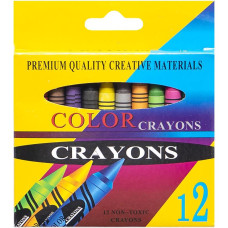 Воскові олівці 12 кольорів CRAYONS 2688A COLOR-IT