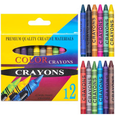 Воскові олівці 12 кольорів CRAYONS 2688A COLOR-IT