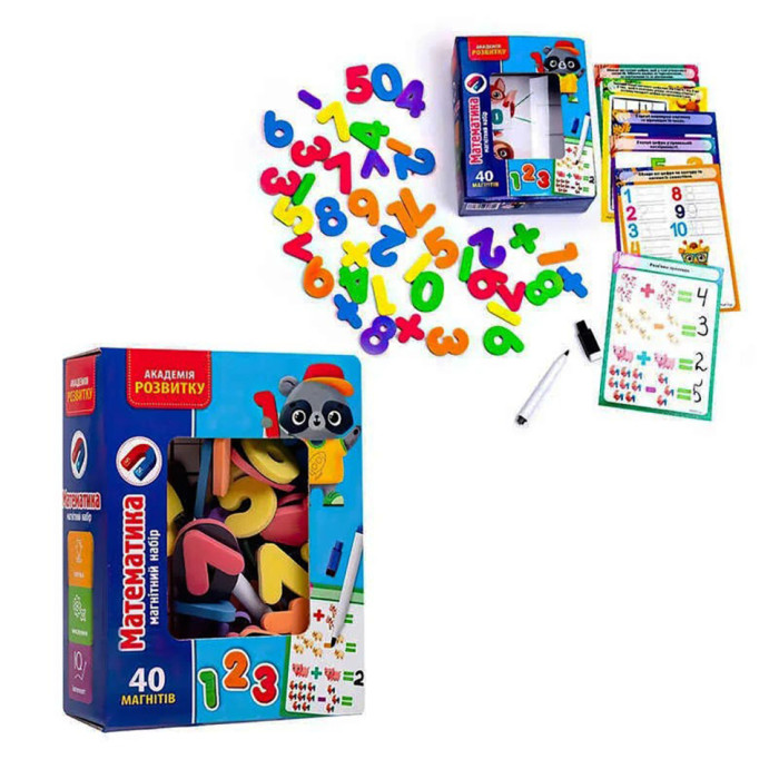 Гра настільна "Магнітний набір. Математика" VT5411-16 Vladi Toys