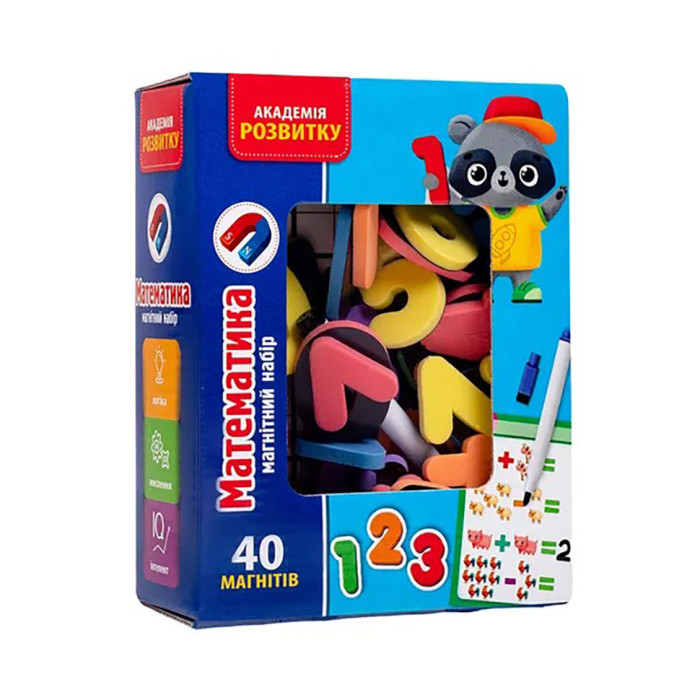 Гра настільна "Магнітний набір. Математика" VT5411-16 Vladi Toys