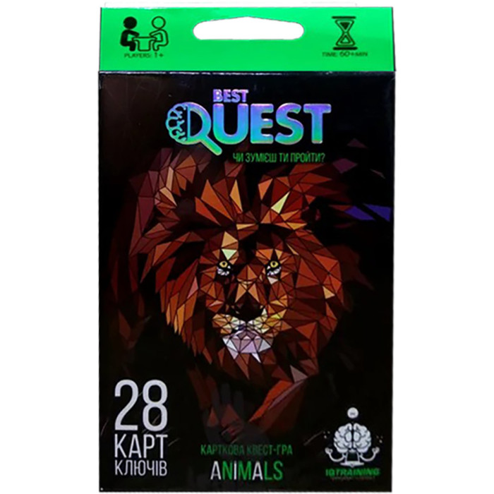 Карткова квест-гра "BEST QUEST" (укр.) BQ-01-01-04U BQ-01-02U Danko Toys