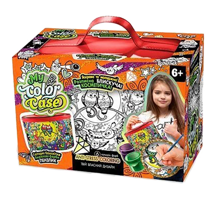 Комплект для творчості "My Color Case" COC-01-01-05U УКР Сови на гілці Danko Toys