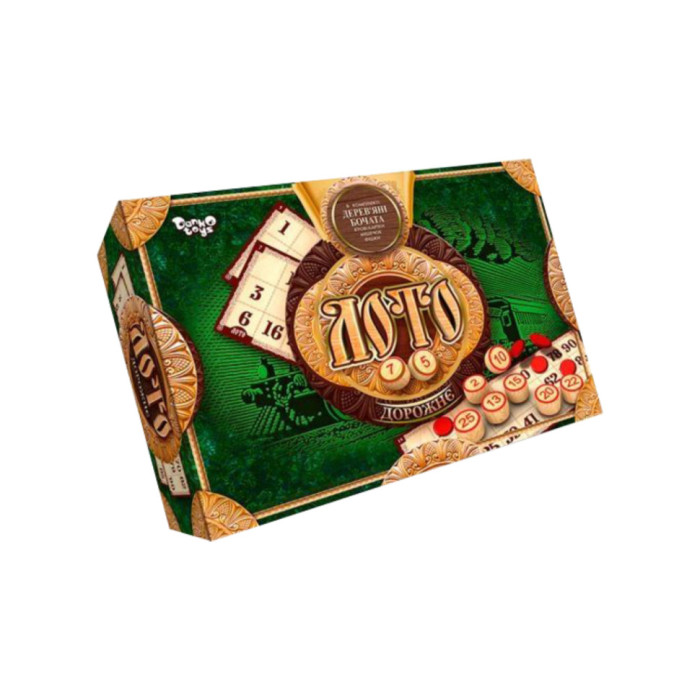 Настільна гра "Лото дорожнє"Бочата DTG51U Укр Danko Toys