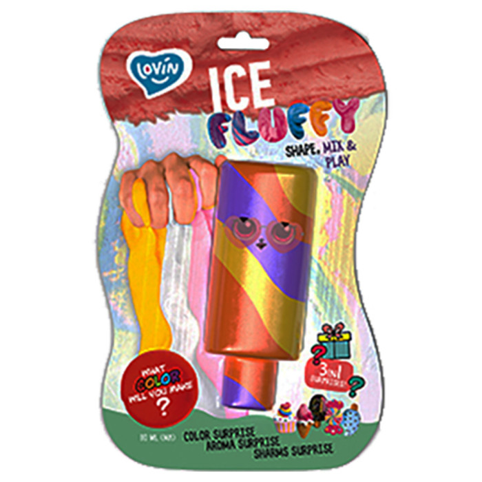 Лізун-антистрес TM Lovin Ice Fluffy ескімо 110 мл 80127 Lovin