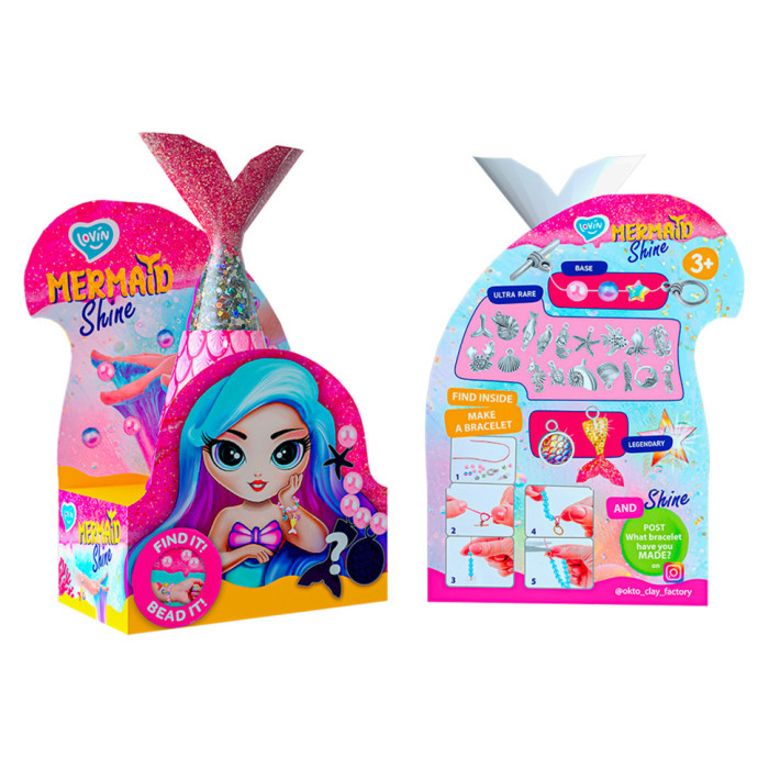 Іграшка-антистрес 250 мл Mermaid Shine Pink TM Lovin 80130 Lovin