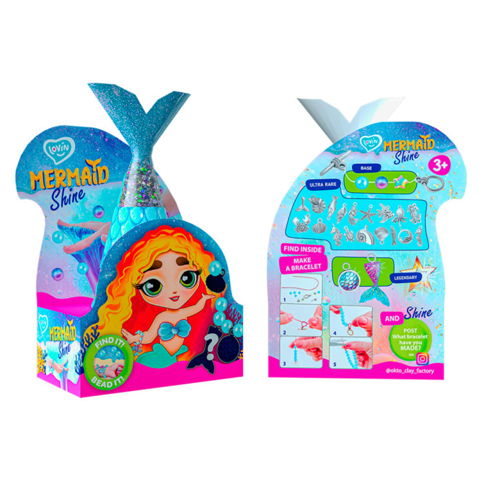 Іграшка-антистрес 250 мл Mermaid Shine Blue TM Lovin 80131 Lovin