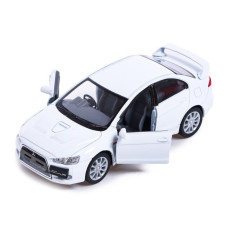 Автомодель легкова MITSUBISHI LANCER EVOLUTION X 1:36, 5" KT5329W  Білий Kinsmart