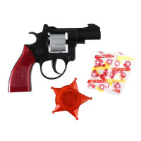 Іграшковий револьвер з пістонами та значком "DENA" Golden Gun 238GG Golden Gun