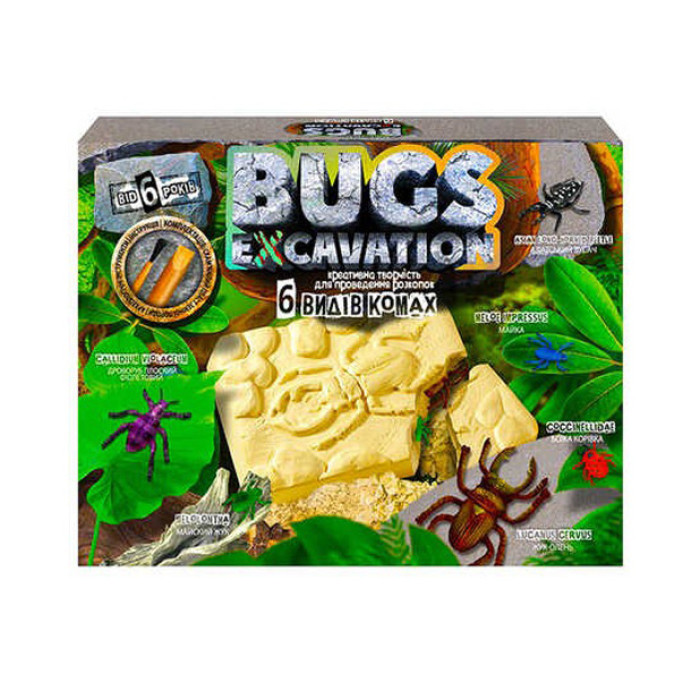 Дитячий набір для проведення розкопок "Bugs Excavation"Жуки Danko Toys BEX-01U Укр BEX-01-06U Danko Toys