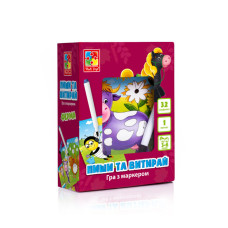 Настільна гра Пиши та витирай "Ферма" Vladi Toys  VT5010-19 укр Vladi Toys