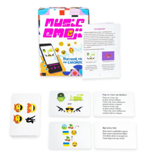 Настільна карткова гра "Music Emoji" Strateg 30249 українською мовою                           Strateg