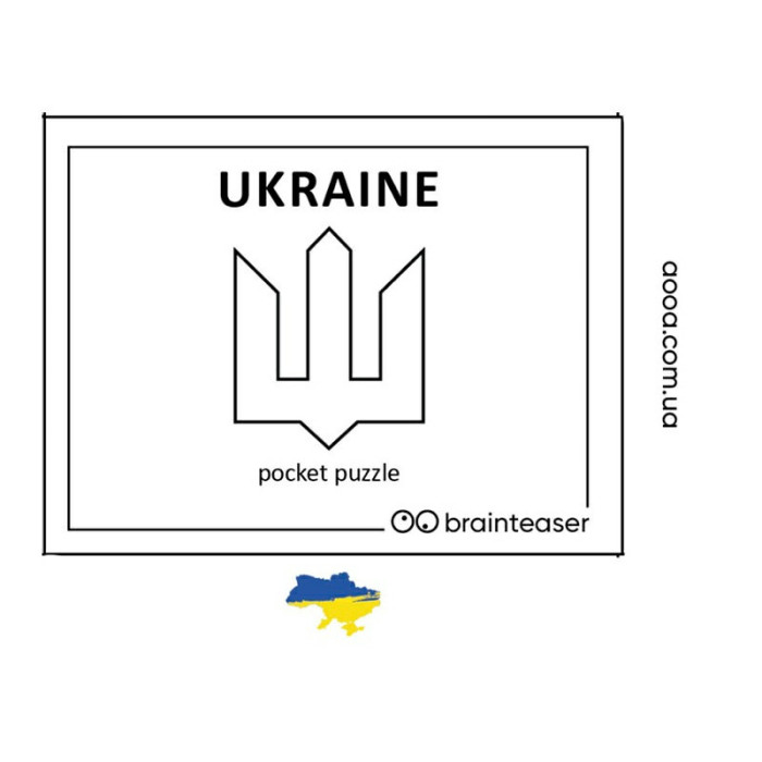 Міні головоломка "Ukraine"Заморочка 9001en Заморочка