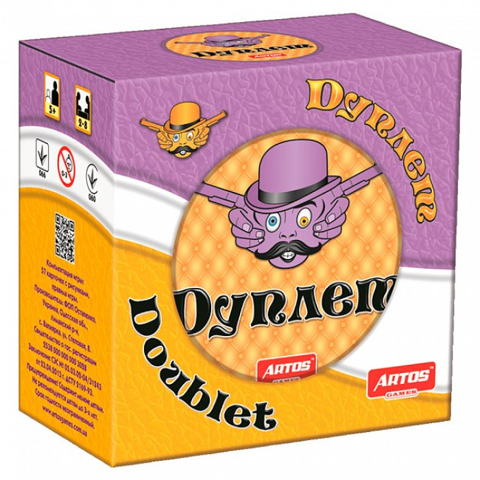 Настільна гра Дуплет 1007 в тубі Artos Games