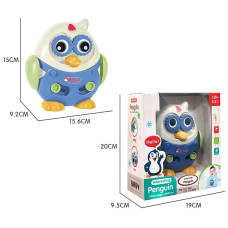 Тваринний музичний пінгвін 25875E, 19*20*9,5см Jie Star