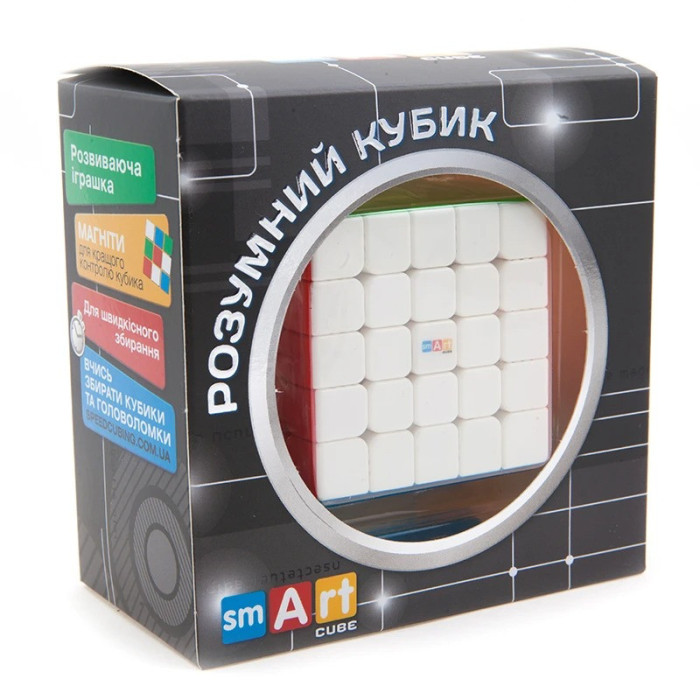 Smart Cube 5x5 Magnetic | Магнітний кубик 5х5 без наклейок SC505 Smart Cube