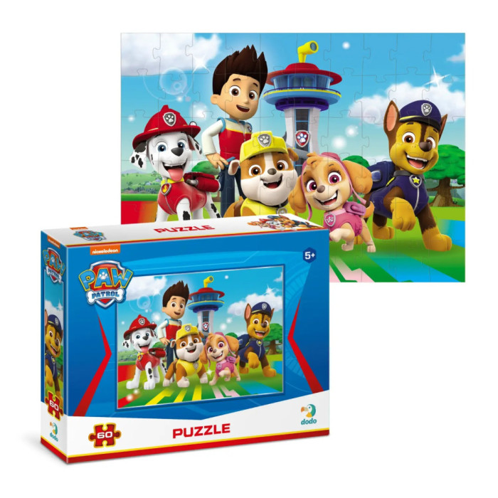 Дитячі Пазли Paw Patrol "Сміливі рятувальники" DoDo 200145 60 елементів DoDo Toys