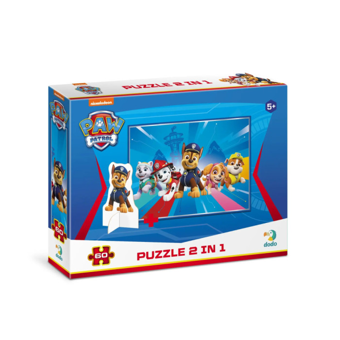 Дитячі Пазли Paw Patrol "Готові до пригод" DoDo 200163 60 елементів, з фігуркою DoDo Toys