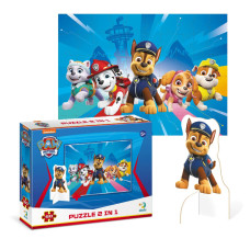 Дитячі Пазли Paw Patrol "Готові до пригод" DoDo 200163 60 елементів, з фігуркою DoDo Toys