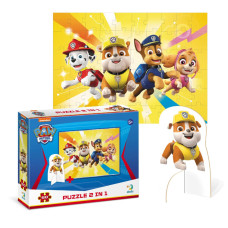 Дитячі Пазли Paw Patrol "Відчайдушна четвірка" DoDo 200164 60 елементів, з фігуркою DoDo Toys