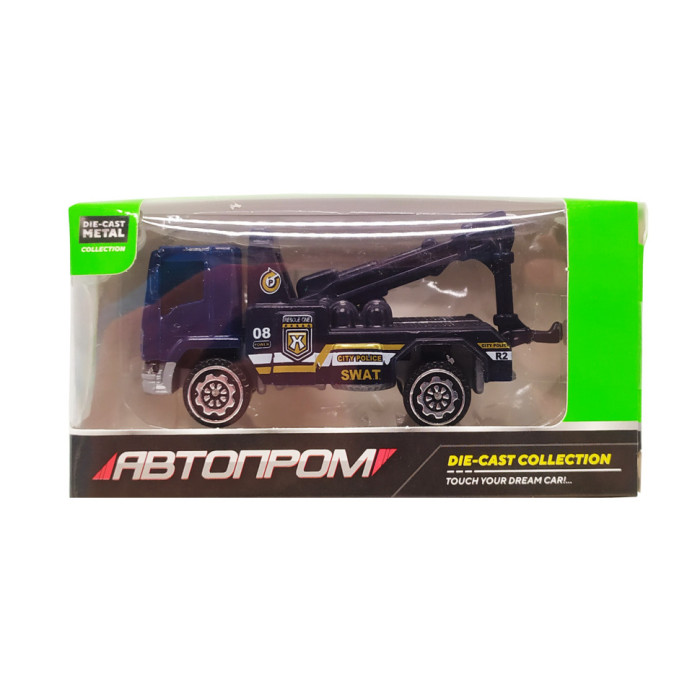 Дитяча металева машинка АвтоПром 7629 масштаб 1:64 Евакуатор АвтоПром