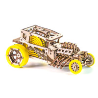Дерев'яний конструктор "Hot Rod" Time for Machine T4M380303 Жовтий Time for Machine