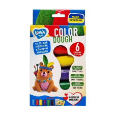 Набір тіста для ліплення "Color"ТМ Lovin 41175, 6 кольорів по 35 г Lovin