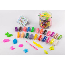 Дитяче тісто для ліплення Master Do 7457DT, 22 кольори у відрі Danko Toys