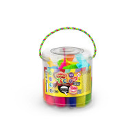 Дитяче тісто для ліплення Master Do 7457DT, 22 кольори у відрі Danko Toys