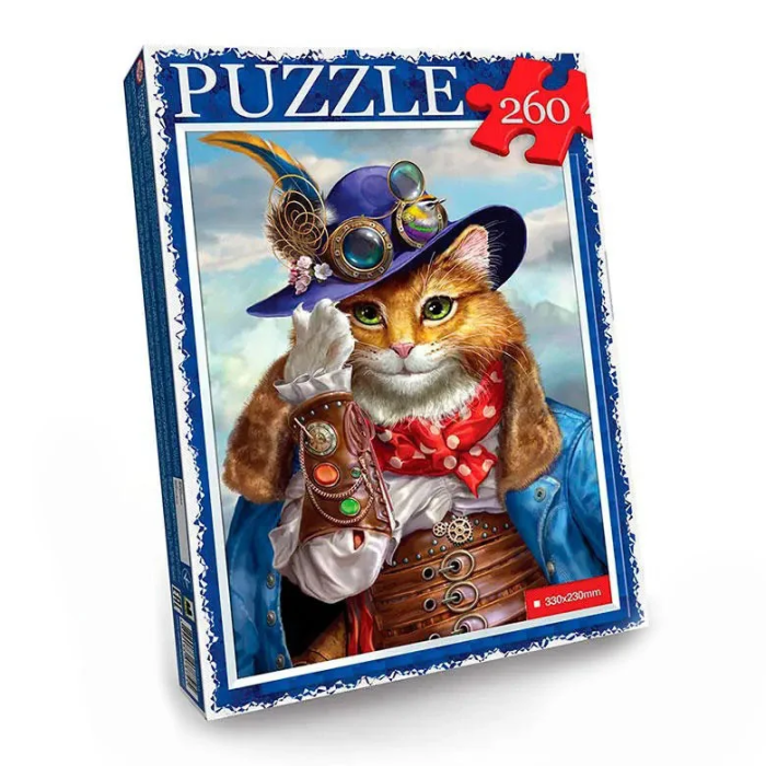 Пазл "Кіт у капелюсі-2" Danko Toys C260-13-13, 260 ел. Danko Toys