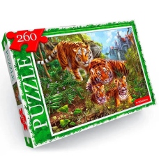 Пазл "Тигри" Danko Toys C260-13-02, 260 ел. Danko Toys