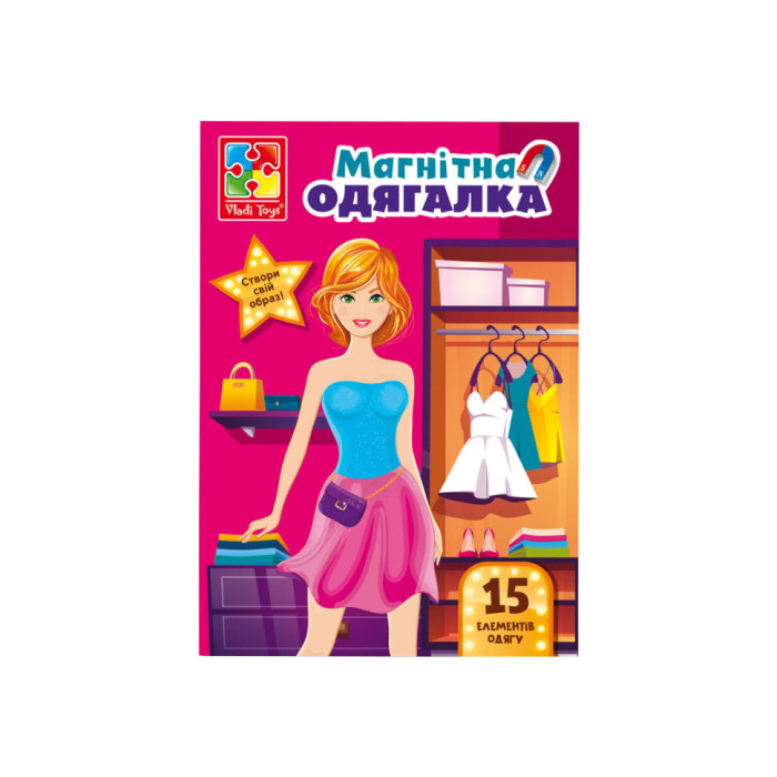 Магнітна гра Одягалка "Everyday look" Vladi Toys VT3204-31 Укр Vladi Toys