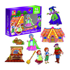 Настільна гра магнітний театр "Пряничний будиночок" Vladi Toys VT3206-54 Укр Vladi Toys