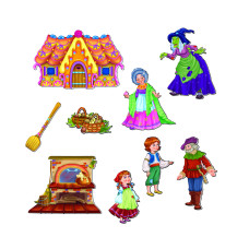 Настільна гра магнітний театр "Пряничний будиночок" Vladi Toys VT3206-54 Укр Vladi Toys
