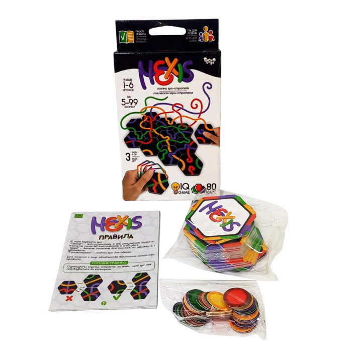 Настільна розважальна гра "Hexis" Danko Toys G-HEX-01-01 рос Danko Toys