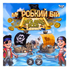 Настільна гра "Морський бій. Pirates Gold" Danko Toys G-MB-03U укр Danko Toys